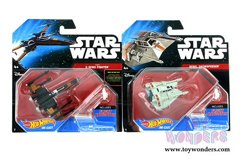 Mattel Hot Wheels - Star Wars Starship Assortment M (Sturdy plastic models, Asstd.) CGW52/999M