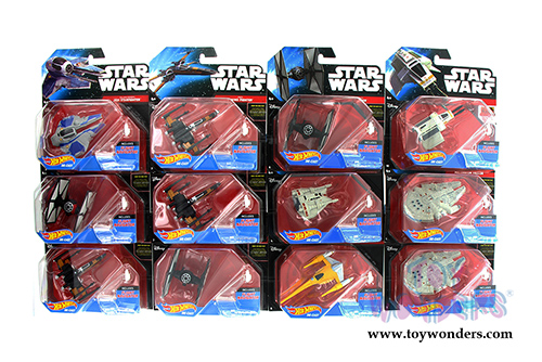 Mattel Hot Wheels - Star Wars Starship Assortment M (Sturdy plastic models, Asstd.) CGW52/999M