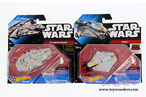 Mattel Hot Wheels - Star Wars Starship Assortment P (Sturdy plastic models, Asstd.) CGW52/999P