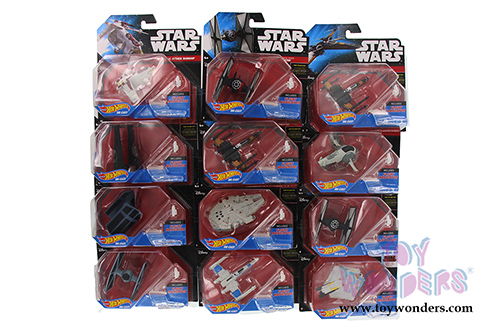 Mattel Hot Wheels - Star Wars Starship Assortment P (Sturdy plastic models, Asstd.) CGW52/999P