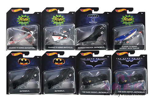 Mattel Hot Wheels - Batman Premium Assortment B (1/50 scale diecast model car, Asstd.) DKL20/999B
