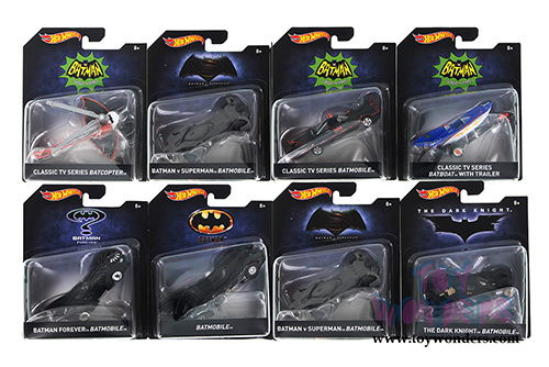 Mattel Hot Wheels - Batman Premium Assortment C (1/50 scale diecast model car, Asstd.) DKL20/999C