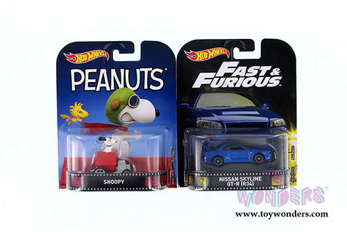 Mattel Hot Wheels - Retro Entertainment Mix 3  Assortment (1/64 scale diecast model car, Asstd.) DMC55/956C