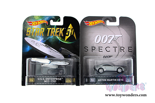 Mattel Hot Wheels - Retro Entertainment Assortment B (1/64 scale diecast model car, Asstd.) DMC55/959B