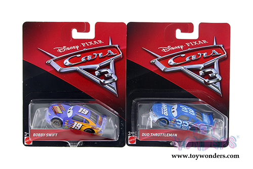 Mattel Disney Pixar - Cars 3 Assortment (1/64 scale diecast model car, Asstd.) DXV29/993L
