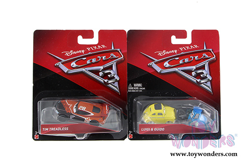 Mattel Disney Pixar - Cars 3 Assortment (1/64 scale diecast model car, Asstd.) DXV29/999A