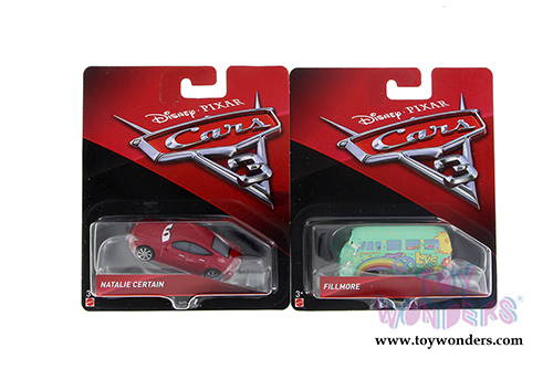 Mattel Disney Pixar - Cars 3 Assortment (1/64 scale diecast model car, Asstd.) DXV29/999A