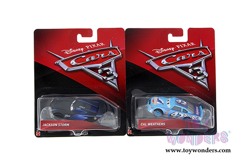 Mattel Disney Pixar - Cars 3 Assortment (1/64 scale diecast model car, Asstd.) DXV29/999A