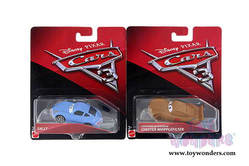 Mattel Disney Pixar - Cars 3 Assortment (1/64 scale diecast model car, Asstd.) DXV29/999B