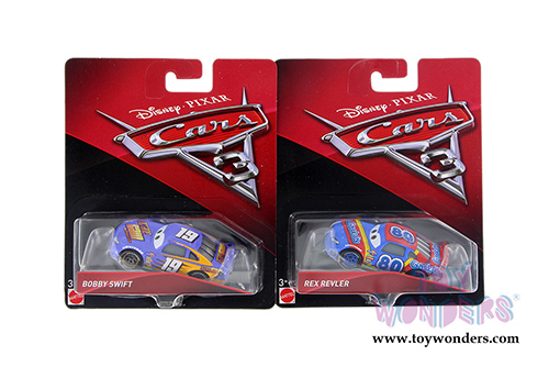 Mattel Disney Pixar - Cars 3 Assortment (1/64 scale diecast model car, Asstd.) DXV29/999B