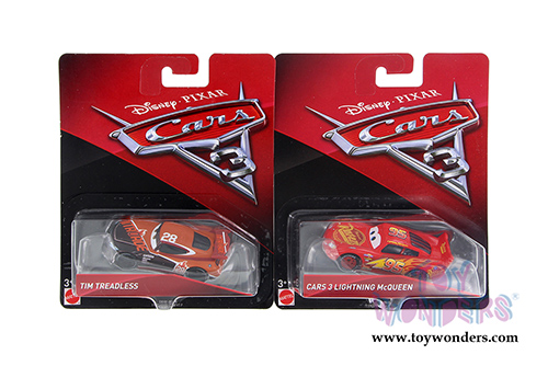 Mattel Disney Pixar - Cars 3 Assortment (1/64 scale diecast model car, Asstd.) FFC73/9993