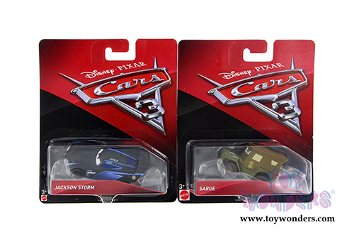 Mattel Disney Pixar - Cars 3 Assortment (1/64 scale diecast model car, Asstd.) FFC73/9993