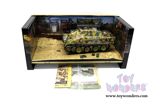 Forces of Valor - German Tank Destroyer Sd.Kfz.173 Jagdpanther Ausf.G1 (With Zimmerit) (1/32 scale diecast model car, Camouflage Desert) FOV-801007A