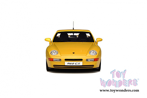 GT Spirit - Porsche 968 Club Sport Hard Top (1/18 scale resin model car, Yellow) GT129