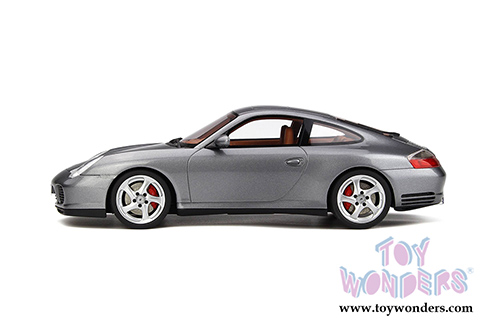 GT Spirit - Porsche 911 (996) Carrera 4S (2002, 1/18 scale resin model car, Seal Grey Metallic) GT182