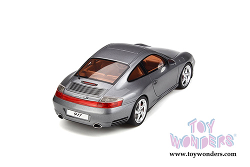 GT Spirit - Porsche 911 (996) Carrera 4S (2002, 1/18 scale resin model car, Seal Grey Metallic) GT182