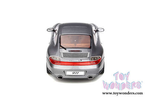 GT Spirit - Porsche 911 (996) Carrera 4S (2002, 1/18 scale resin model car, Seal Grey Metallic) GT182