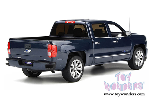 GT Spirit - Chevrolet Silverado Pickup Truck (2018, 1/18 scale resin model car, Steel Blue Metallic) GT212