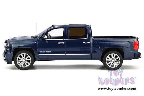 GT Spirit - Chevrolet Silverado Pickup Truck (2018, 1/18 scale resin model car, Steel Blue Metallic) GT212