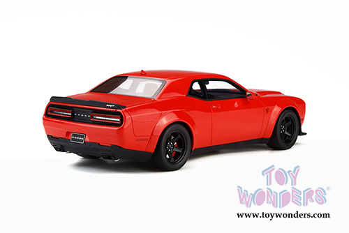 GT Spirit - Dodge Challenger Demon Hardtop (2018, 1/18 scale resin model car, Torred Red) GT213