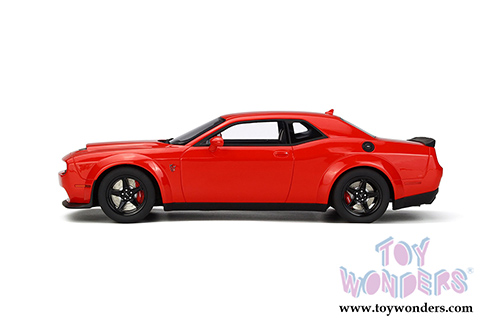 GT Spirit - Dodge Challenger Demon Hardtop (2018, 1/18 scale resin model car, Torred Red) GT213