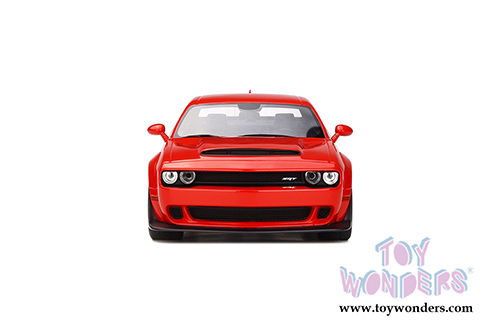 GT Spirit - Dodge Challenger Demon Hardtop (2018, 1/18 scale resin model car, Torred Red) GT213