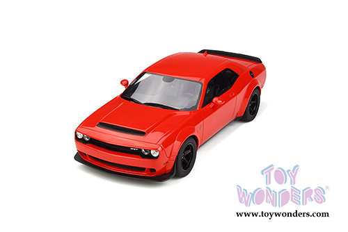 GT Spirit - Dodge Challenger Demon Hardtop (2018, 1/18 scale resin model car, Torred Red) GT213