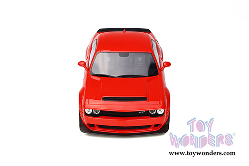 GT Spirit - Dodge Challenger Demon Hardtop (2018, 1/18 scale resin model car, Torred Red) GT213