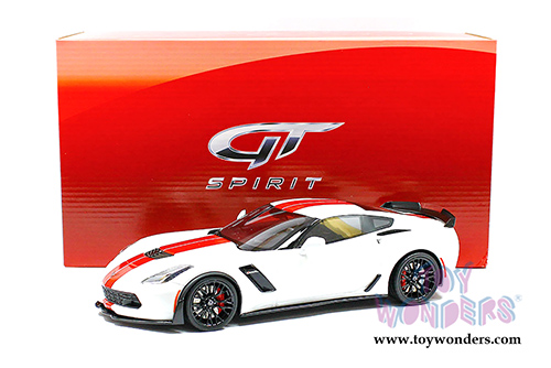 GT Spirit - Chevrolet Corvette C7 Z06 Hardtop (2016, 1/18 scale resin model car, Artic White) GT214