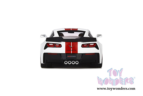 GT Spirit - Chevrolet Corvette C7 Z06 Hardtop (2016, 1/18 scale resin model car, Artic White) GT214
