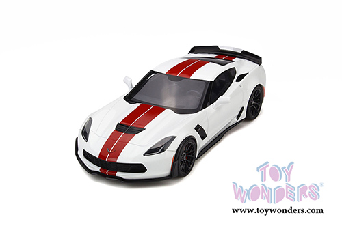 GT Spirit - Chevrolet Corvette C7 Z06 Hardtop (2016, 1/18 scale resin model car, Artic White) GT214