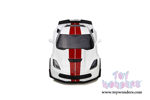 GT Spirit - Chevrolet Corvette C7 Z06 Hardtop (2016, 1/18 scale resin model car, Artic White) GT214