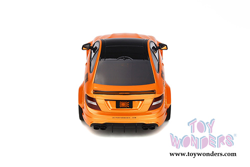 GT Spirit - Mercedes-Benz C63 LB Works (1/18 scale resin model car, Metallic Orange) GT215