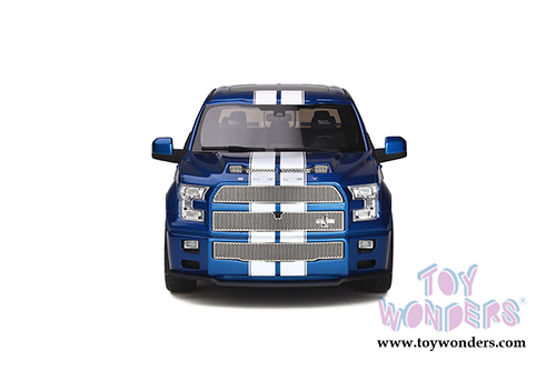 GT Spirit - Ford Shelby F-150 Super Snake Pickup Truck with Bed Cover (1/18 scale resin model car, Blue) GT262