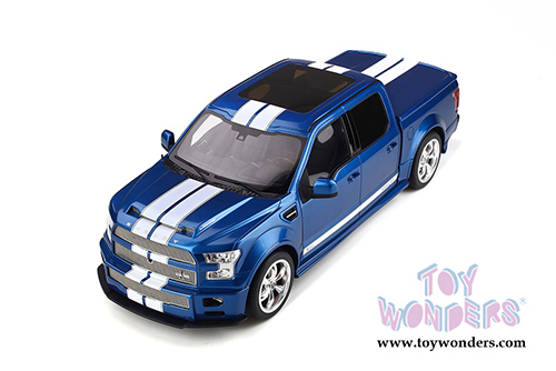 GT Spirit - Ford Shelby F-150 Super Snake Pickup Truck with Bed Cover (1/18 scale resin model car, Blue) GT262
