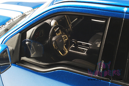 GT Spirit - Ford Shelby F-150 Super Snake Pickup Truck with Bed Cover (1/18 scale resin model car, Blue) GT262