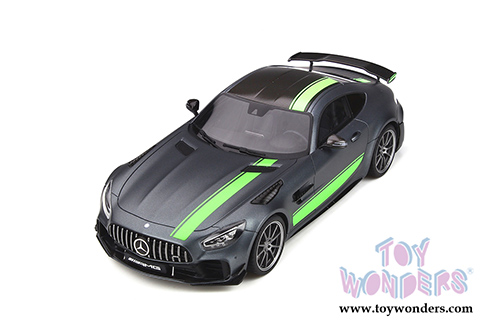 GT Spirit - Mercedes Benz AMG GT-R Pro Hardtop (2019, 1/18 scale resin model car, Dark Gray/Green) GT265