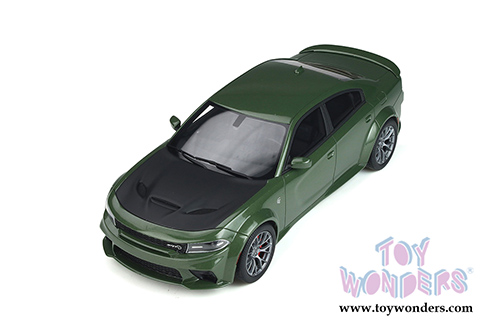 GT Spirit - Dodge Charger SRT Hellcat Hardtop (2020, 1/18 scale resin model car, Green) GT303