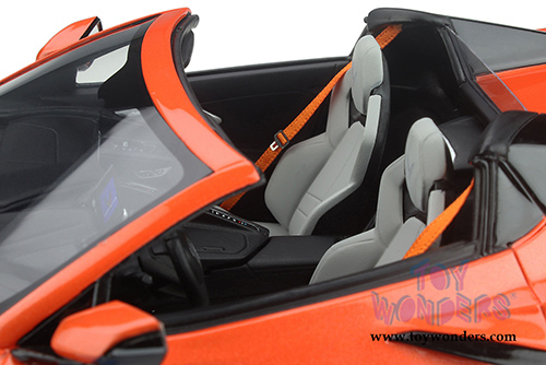 GT Spirit - Chevrolet&reg; Corvette&reg; C8 Cabriolet Hardtop (2020, 1/18 scale resin model car, Sebring Orange) GT309