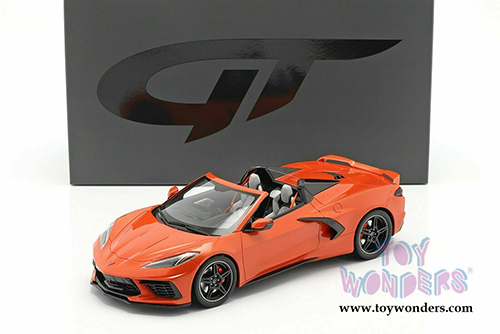GT Spirit - Chevrolet&reg; Corvette&reg; C8 Cabriolet Hardtop (2020, 1/18 scale resin model car, Sebring Orange) GT309