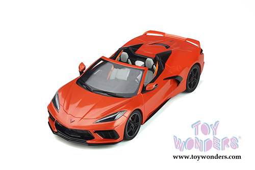 GT Spirit - Chevrolet&reg; Corvette&reg; C8 Cabriolet Hardtop (2020, 1/18 scale resin model car, Sebring Orange) GT309