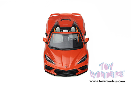 GT Spirit - Chevrolet&reg; Corvette&reg; C8 Cabriolet Hardtop (2020, 1/18 scale resin model car, Sebring Orange) GT309