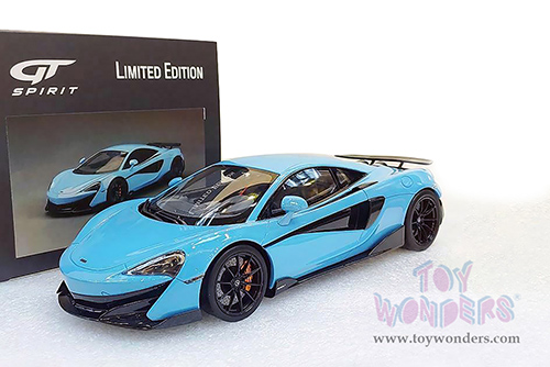 GT Spirit - McLaren 600 LT Hardtop (2018, 1/18 scale resin model car, Curacao Blue) GT310