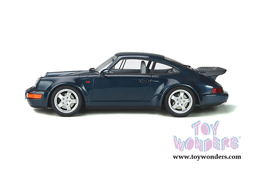GT Spirit - Porsche 911 (964) Turbo 3.3 Hardtop (1991, 1/18 scale resin model car, Amazon Green) GT315