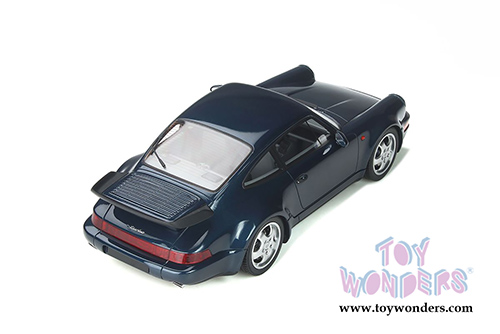 GT Spirit - Porsche 911 (964) Turbo 3.3 Hardtop (1991, 1/18 scale resin model car, Amazon Green) GT315