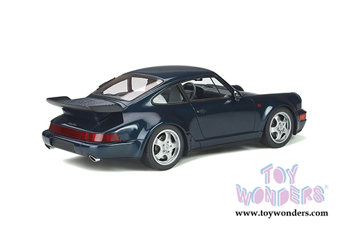 GT Spirit - Porsche 911 (964) Turbo 3.3 Hardtop (1991, 1/18 scale resin model car, Amazon Green) GT315