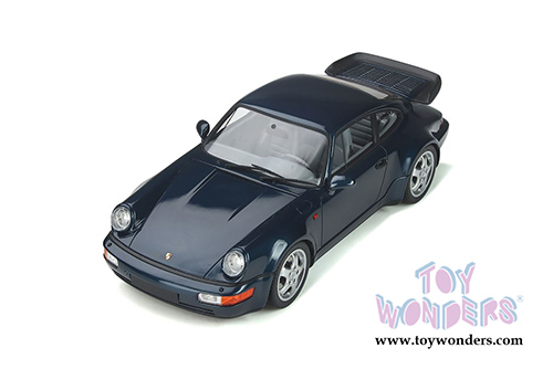 GT Spirit - Porsche 911 (964) Turbo 3.3 Hardtop (1991, 1/18 scale resin model car, Amazon Green) GT315