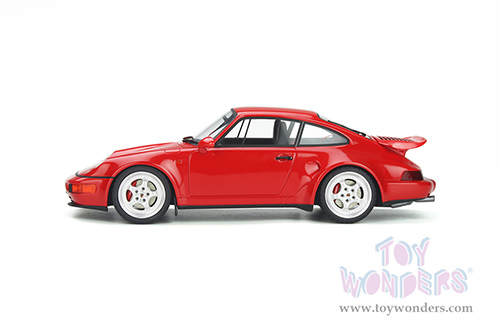 GT Spirit - Porsche 911 (964) Turbo S Flachbau Hardtop (1994, 1/18 scale resin model car, Guards Red) GT328