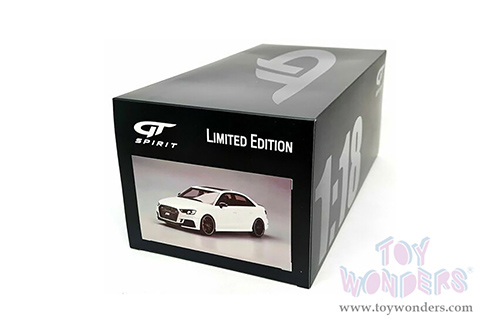GT Spirit - Audi RS3 (8V) Sedan (2019, 1/18 scale resin model car, Glacier White) GT346