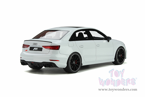 GT Spirit - Audi RS3 (8V) Sedan (2019, 1/18 scale resin model car, Glacier White) GT346